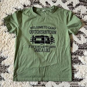 Green Camp Graphic T-Shirt